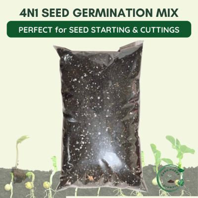 4-in-1 Seed Germination & Plant Propagation Mix – premium soil blend by Cebu Happy Growers for seeds, seedlings, and cuttings