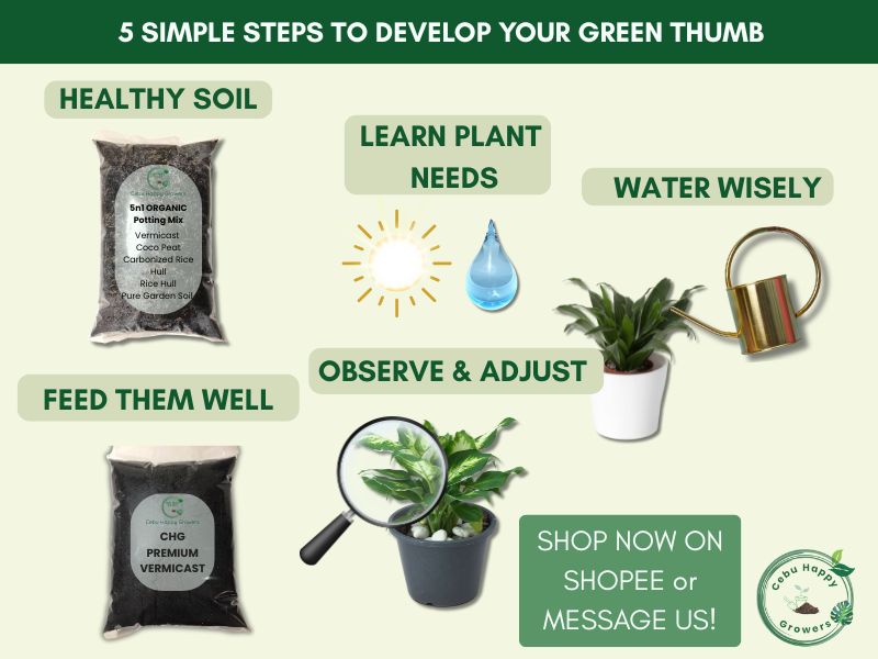 Cebu Happy Growers soil mixes Shopee shop now green thumb gardening tips