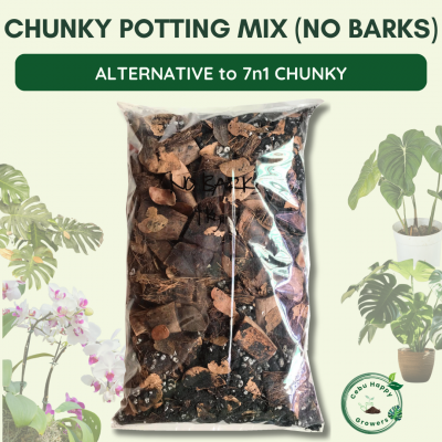 Premium Chunky Aroid Potting Mix (No Barks) – well-draining, nutrient-rich soil blend by Cebu Happy Growers for Monstera, Philodendron, Anthurium & more