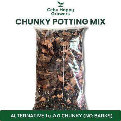 Premium Chunky Aroid Potting Mix (No Barks) – well-draining, nutrient-rich soil blend by Cebu Happy Growers for Monstera, Philodendron, Anthurium & more