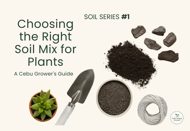 Choosing the right soil mix for plants in Cebu – Cebu Happy Growers Soil Series Part 1