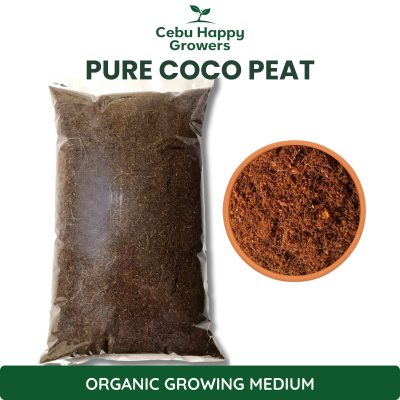 Pure Coco Peat – organic, eco-friendly growing medium from coconut husks by Cebu Happy Growers for gardening, hydroponics & soil improvement.
