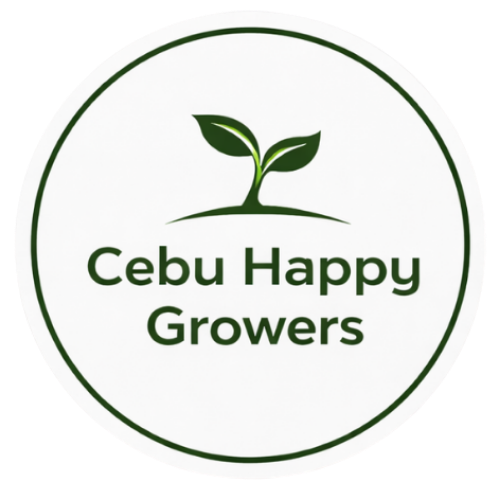 Cebu Happy Growers official logo representing a soil and gardening supply brand specializing in bulk soil, fertilizers, and growing essentials in the Philippines.
