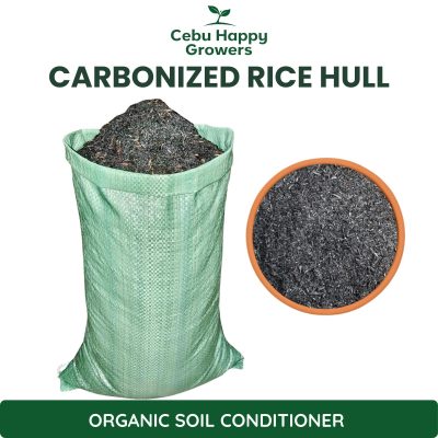 7kg carbonized rice hull natural soil conditioner for improving drainage and aeration in potting mixes.